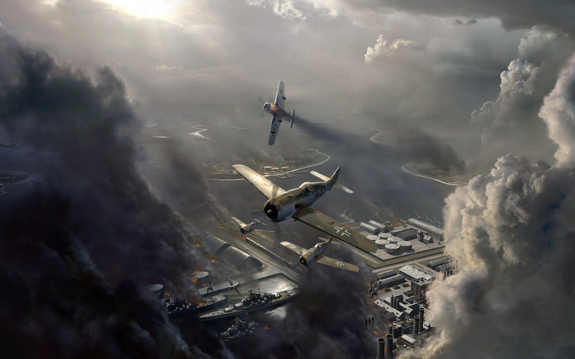1920x1200 WWII Desktop Background. WWII Action