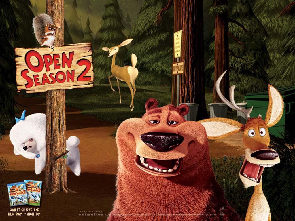 1024x768 OPEN SEASON 1 Y 2 MOVIE WALLPAPERS