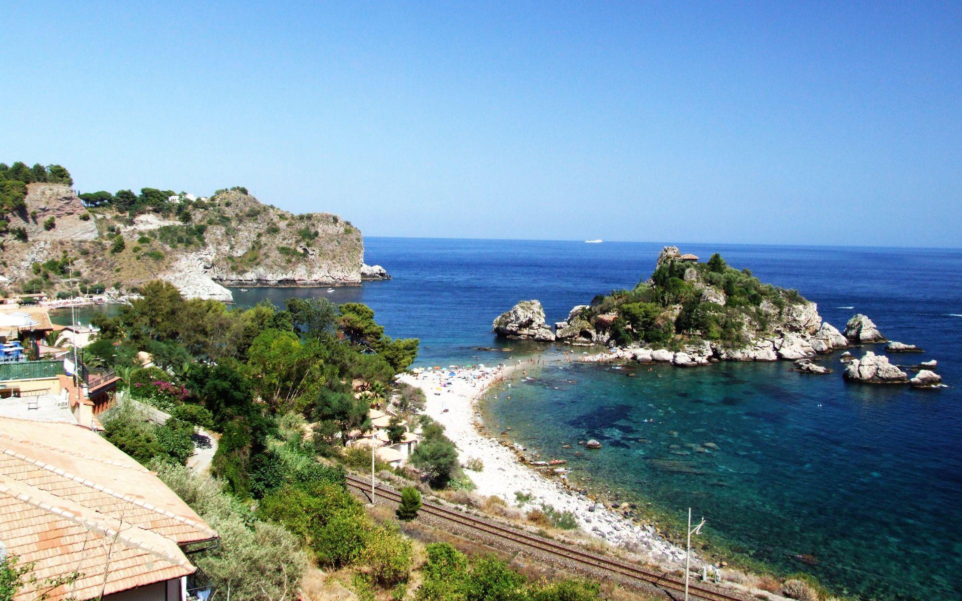 1920x1200 Isola Bella Taormina Messina Sicilia