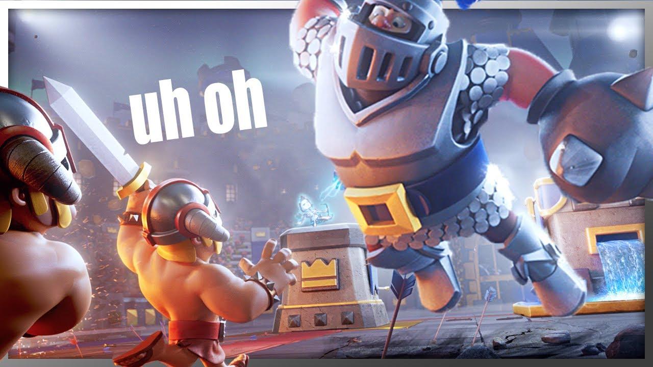 1280x720 MEGA KNIGHT DECK IN CLASH ROYALE