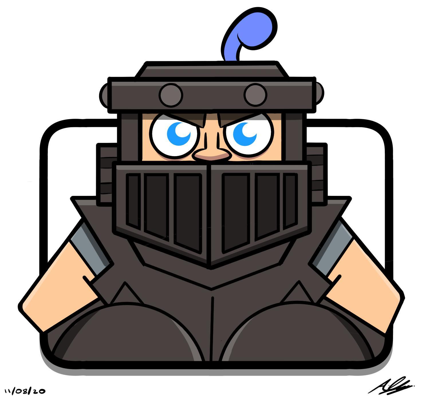 1481x1392 Mega Knight Emote for fun. Art