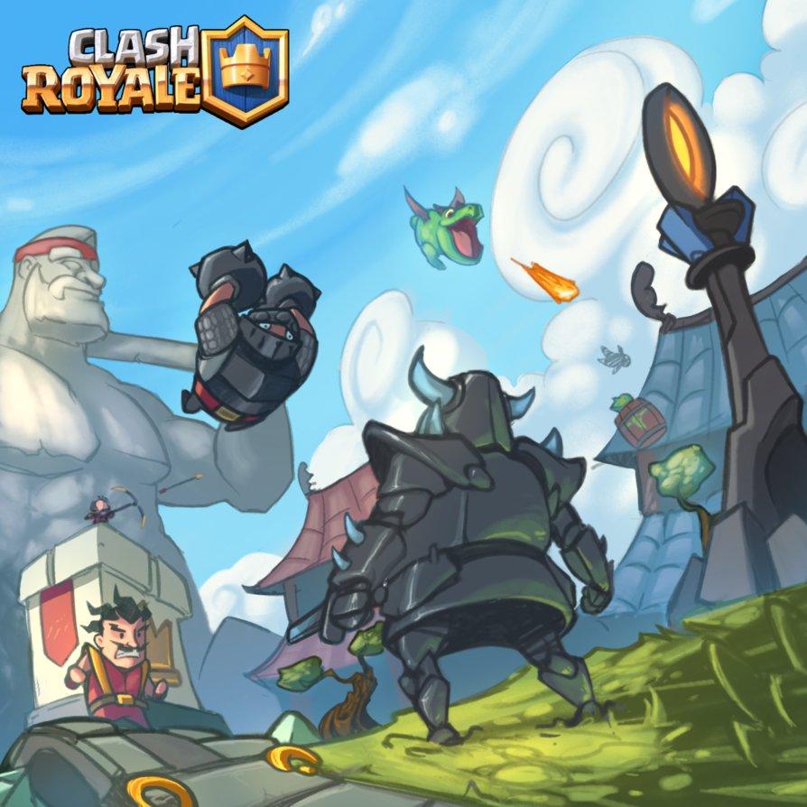 894x894 mega knight vs pekka