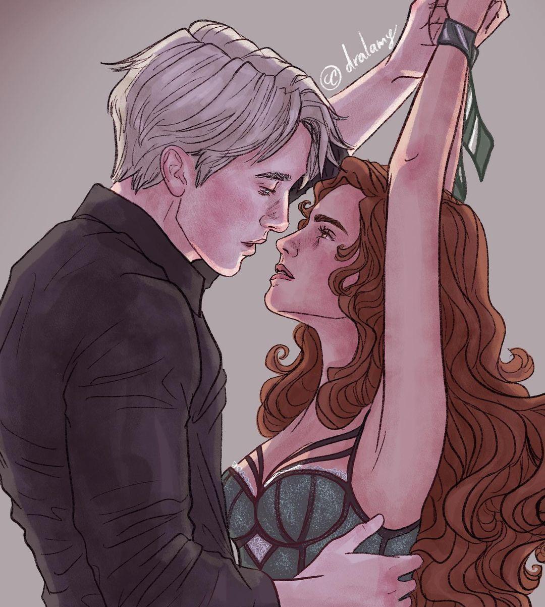 1080x1202 Just Dramione. Harry potter fan art