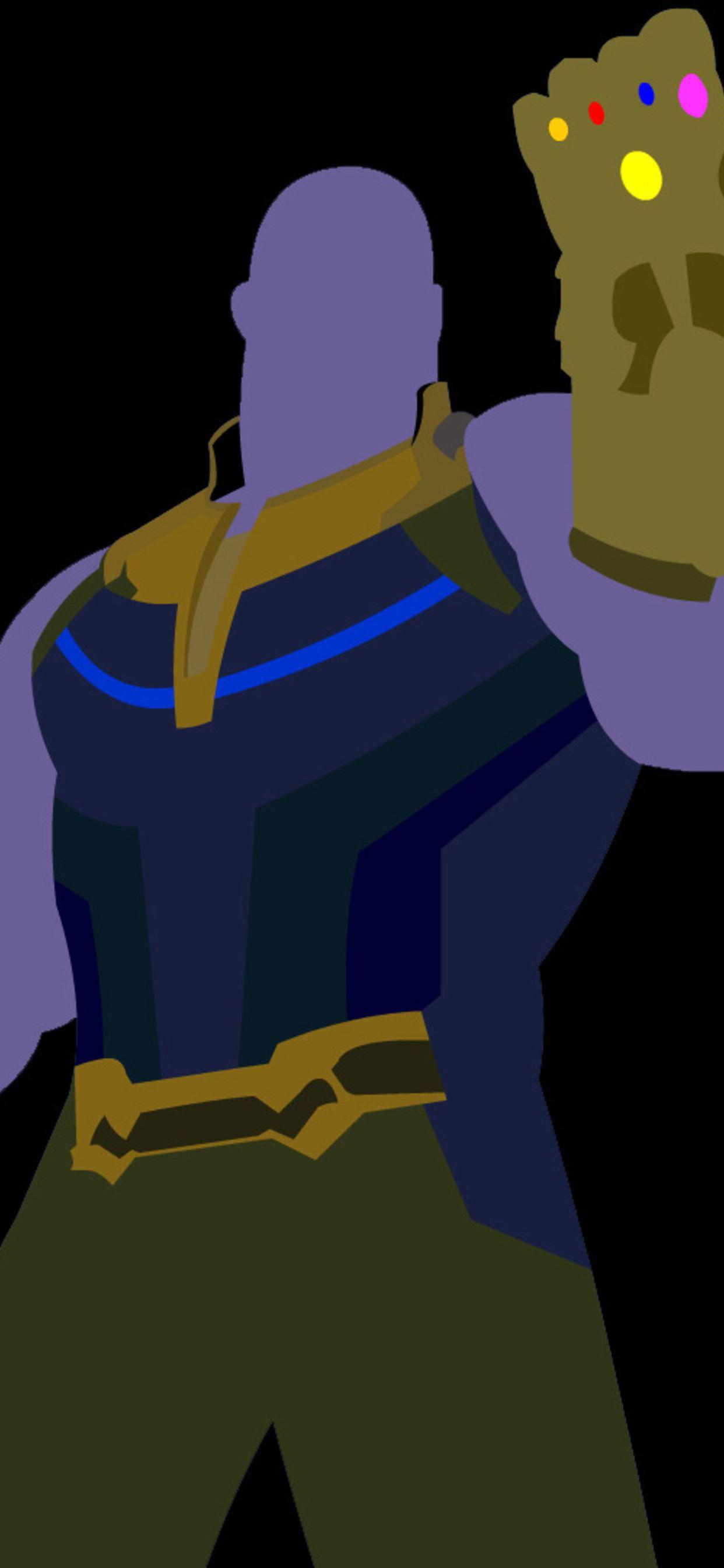 1242x2688 Avengers Infinity War Thanos Gauntlet Minimalism iPhone XS