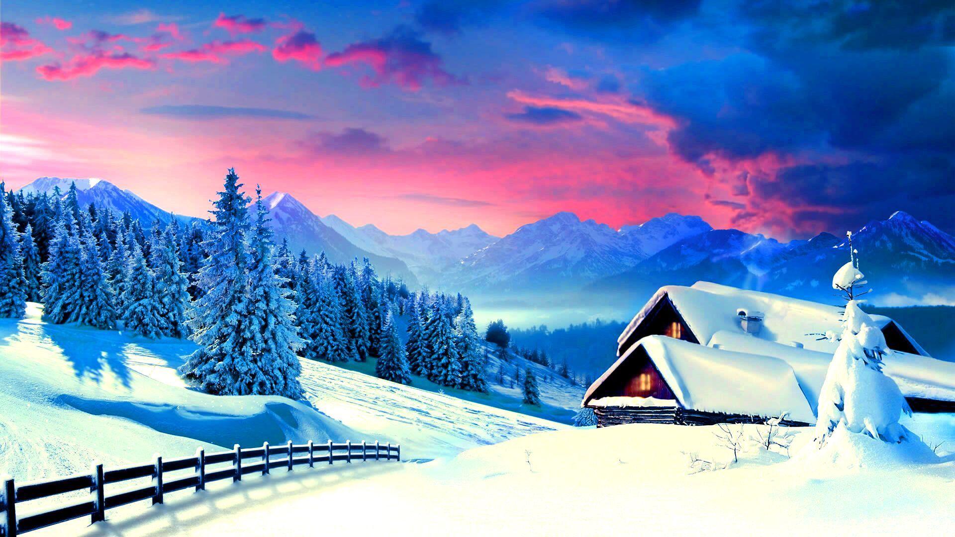1920x1080 Winter Scene Wallpaper