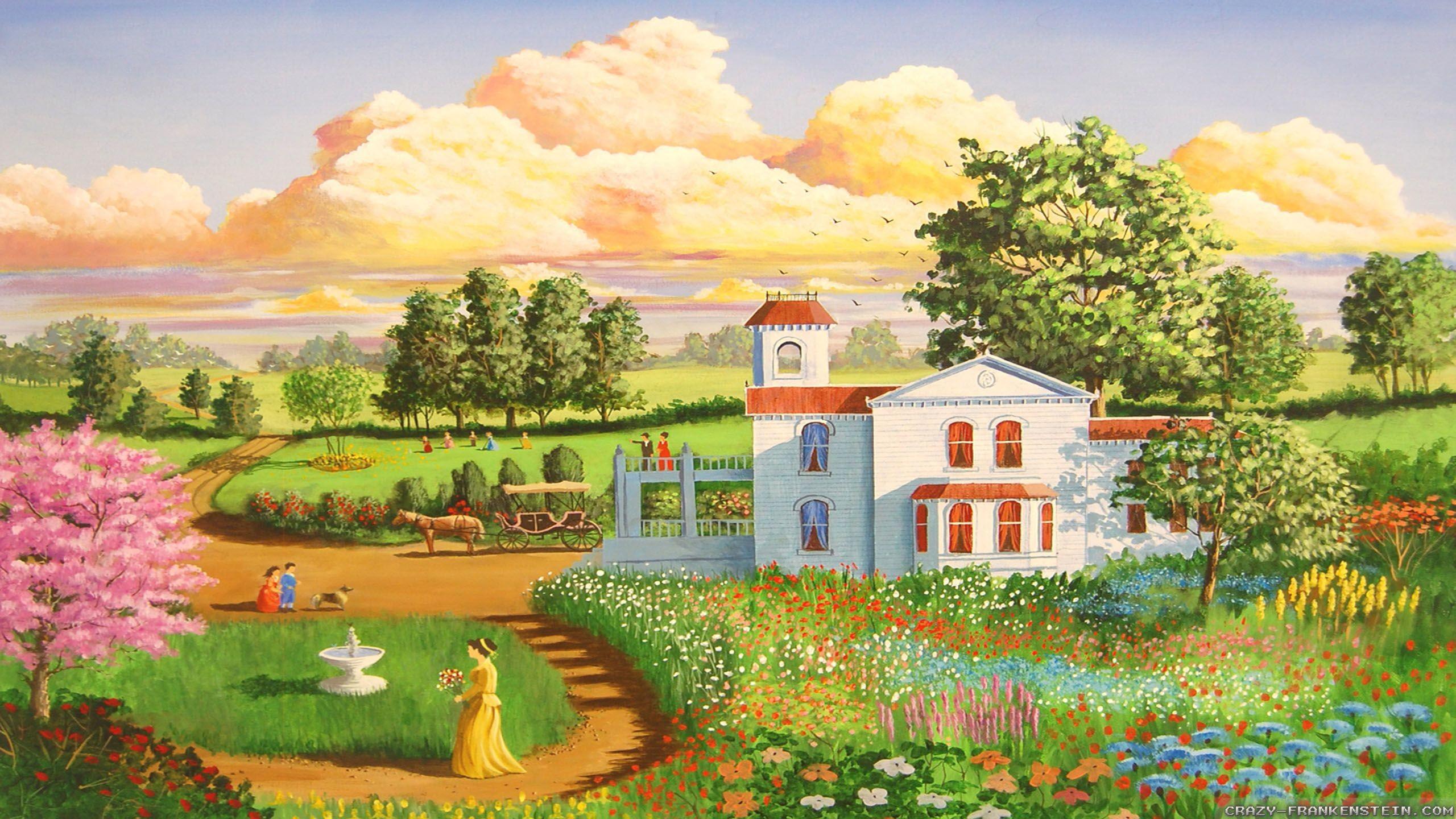2560x1440 Spring Scenes Wallpaper