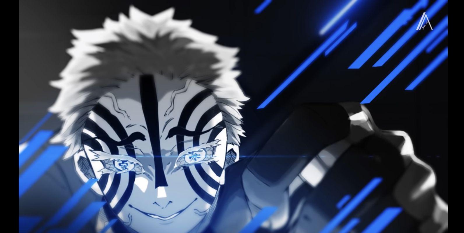 1592x801 Akaza Upper Moon 3 :o Demon slayer