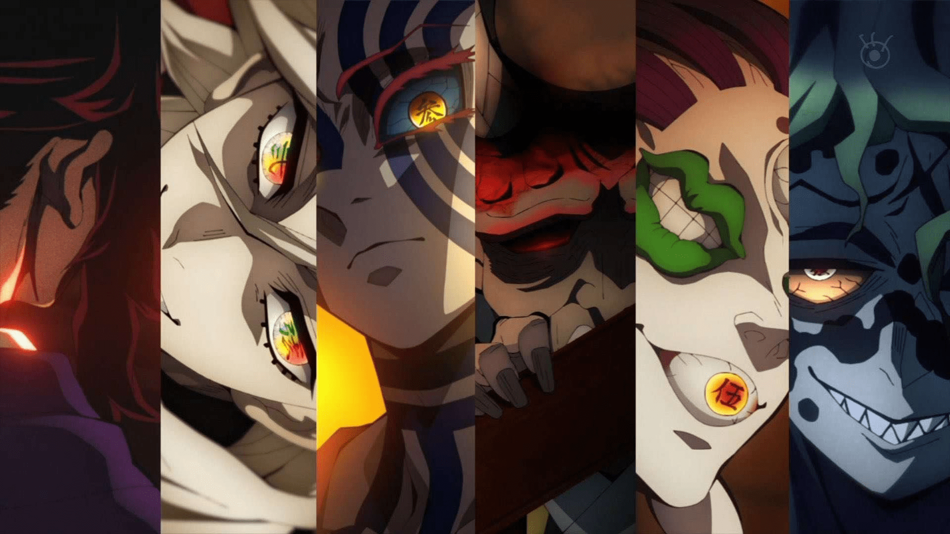 1920x1080 Upper Moon react to fighting Yoriichi