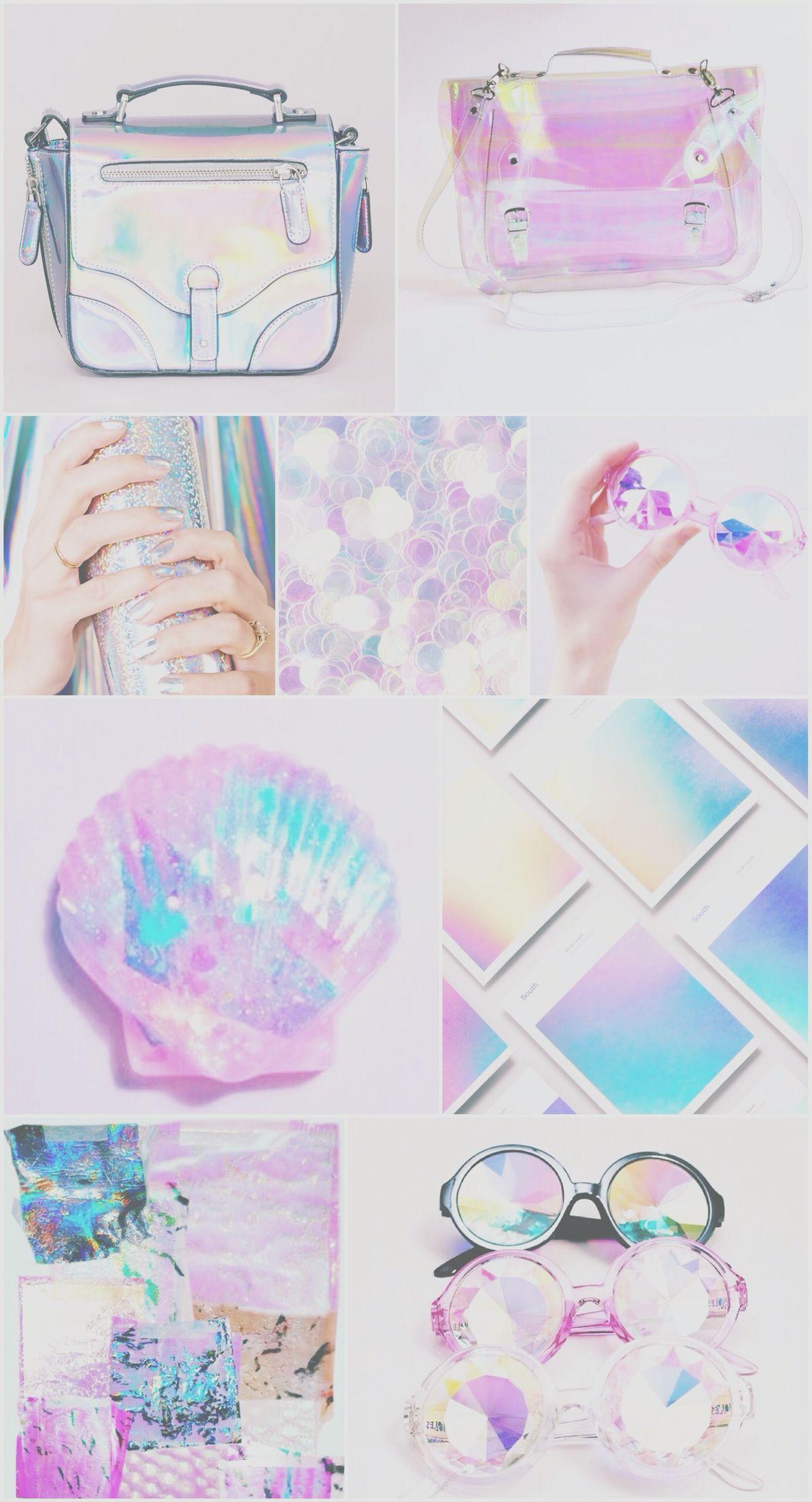 1194x2208 Iridescent holographic wallpaper, iPhone, android, pretty, pink
