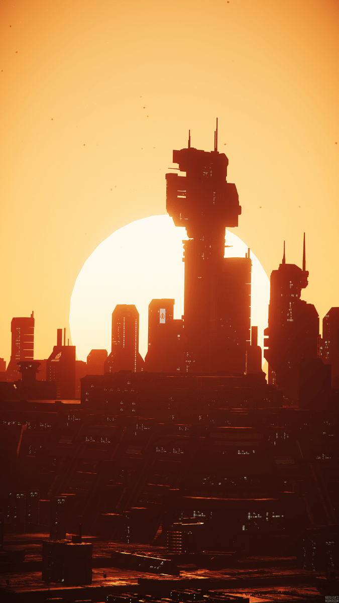 675x1200 Evening Lorville Mobile wallpaper