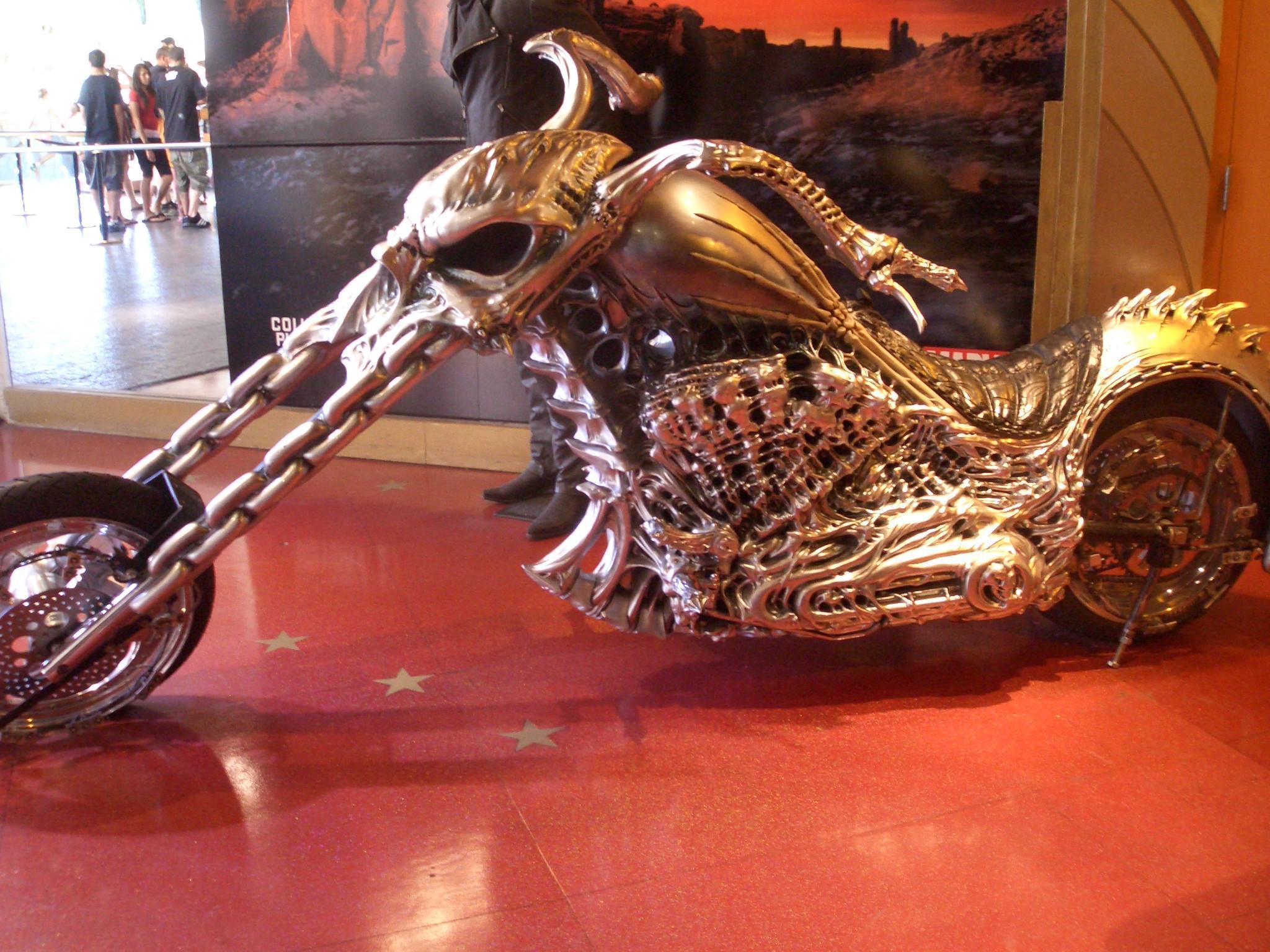 2048x1536 Ghost Rider Bike HD Wallpaper