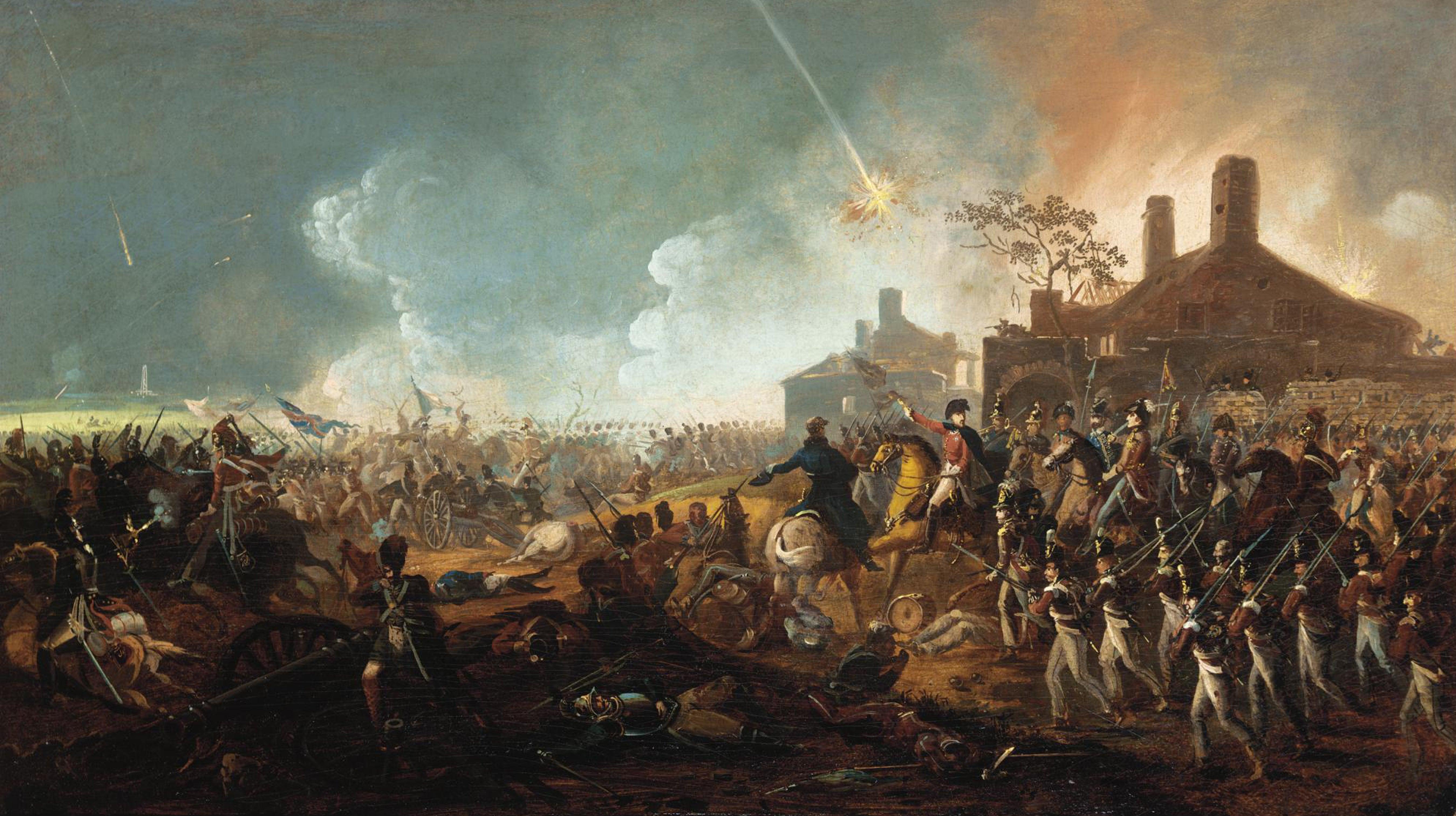 5402x3030 Battle of Waterloo: Napoleon & Duke
