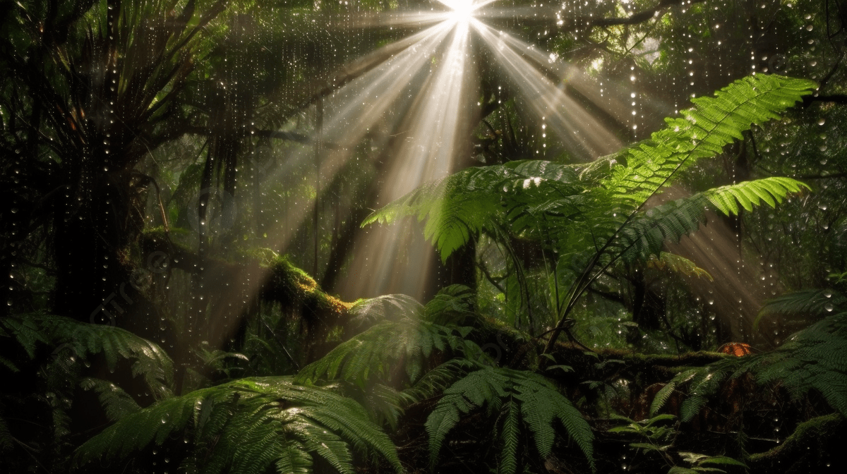 1200x672 Rain Forest, Leaf, Natural Background