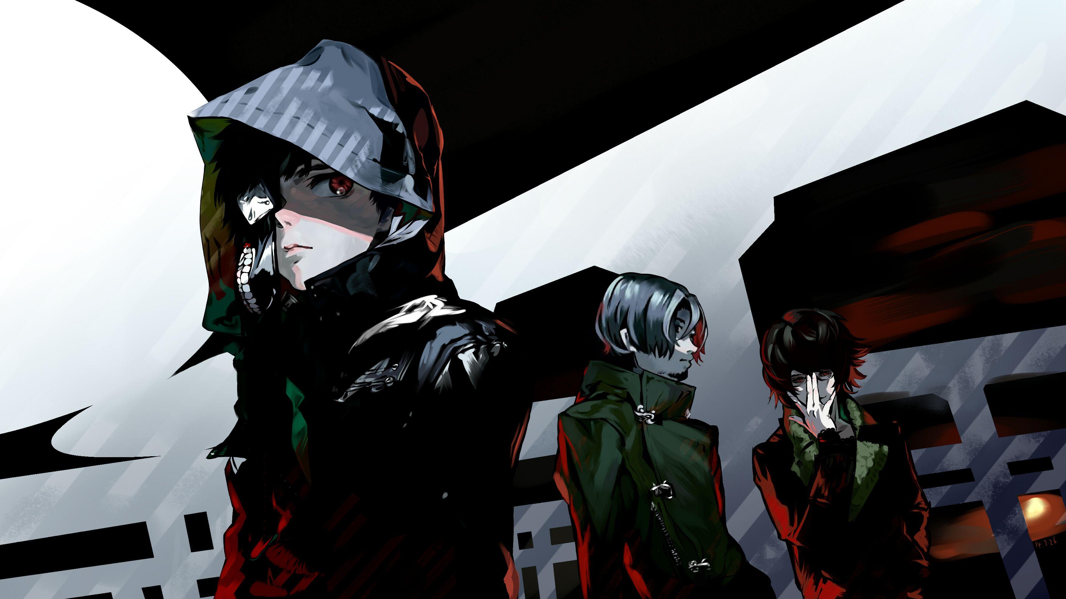 3507x1972 Tokyo Ghoul hình nền - Zerochan Anime Image Board