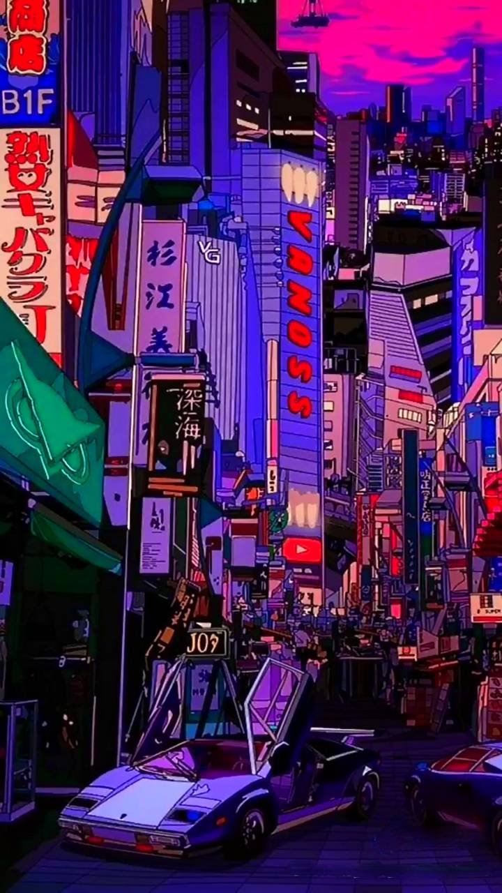 720x1280 8 Bit Japan Wallpaper