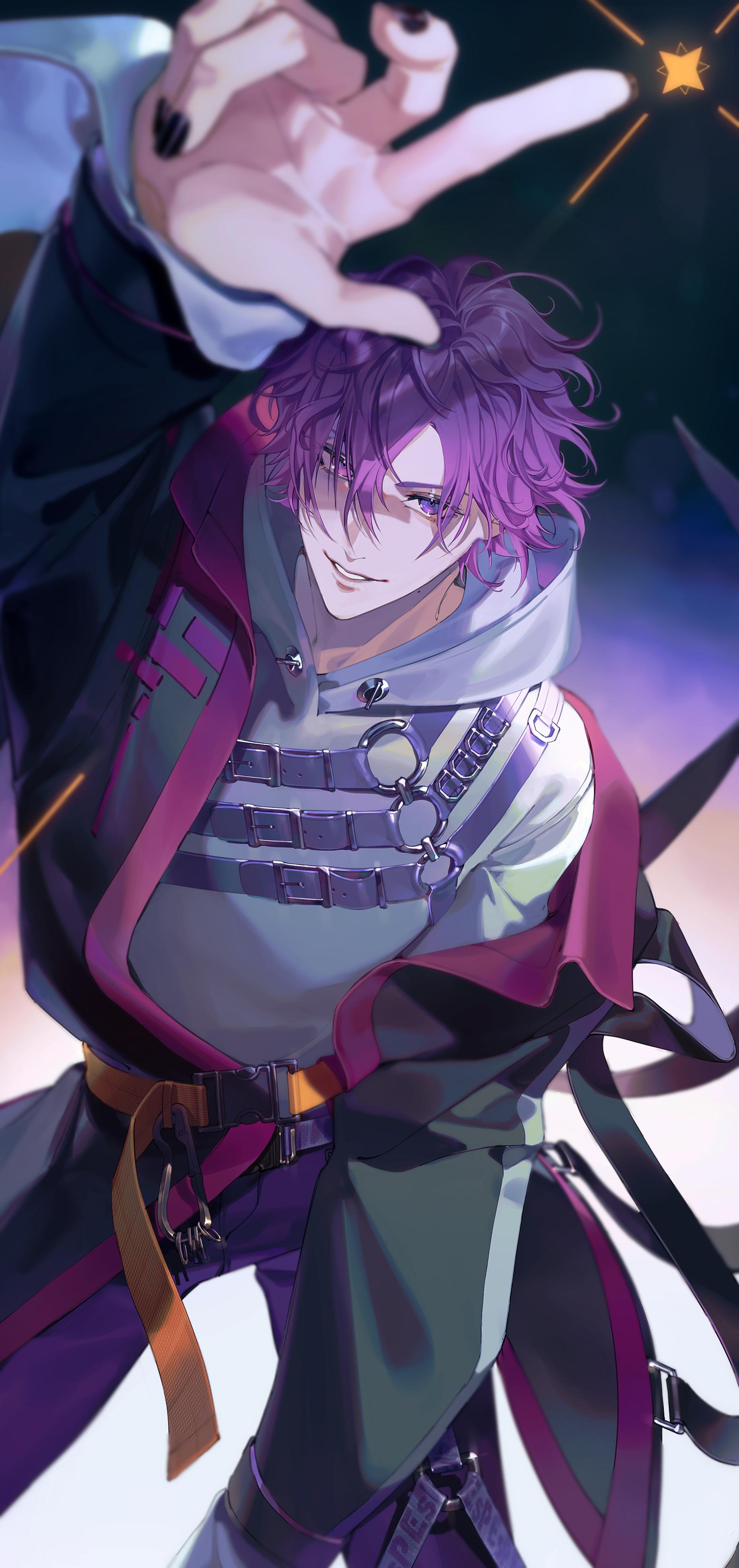 1836x3896 Uki Violeta Wallpaper