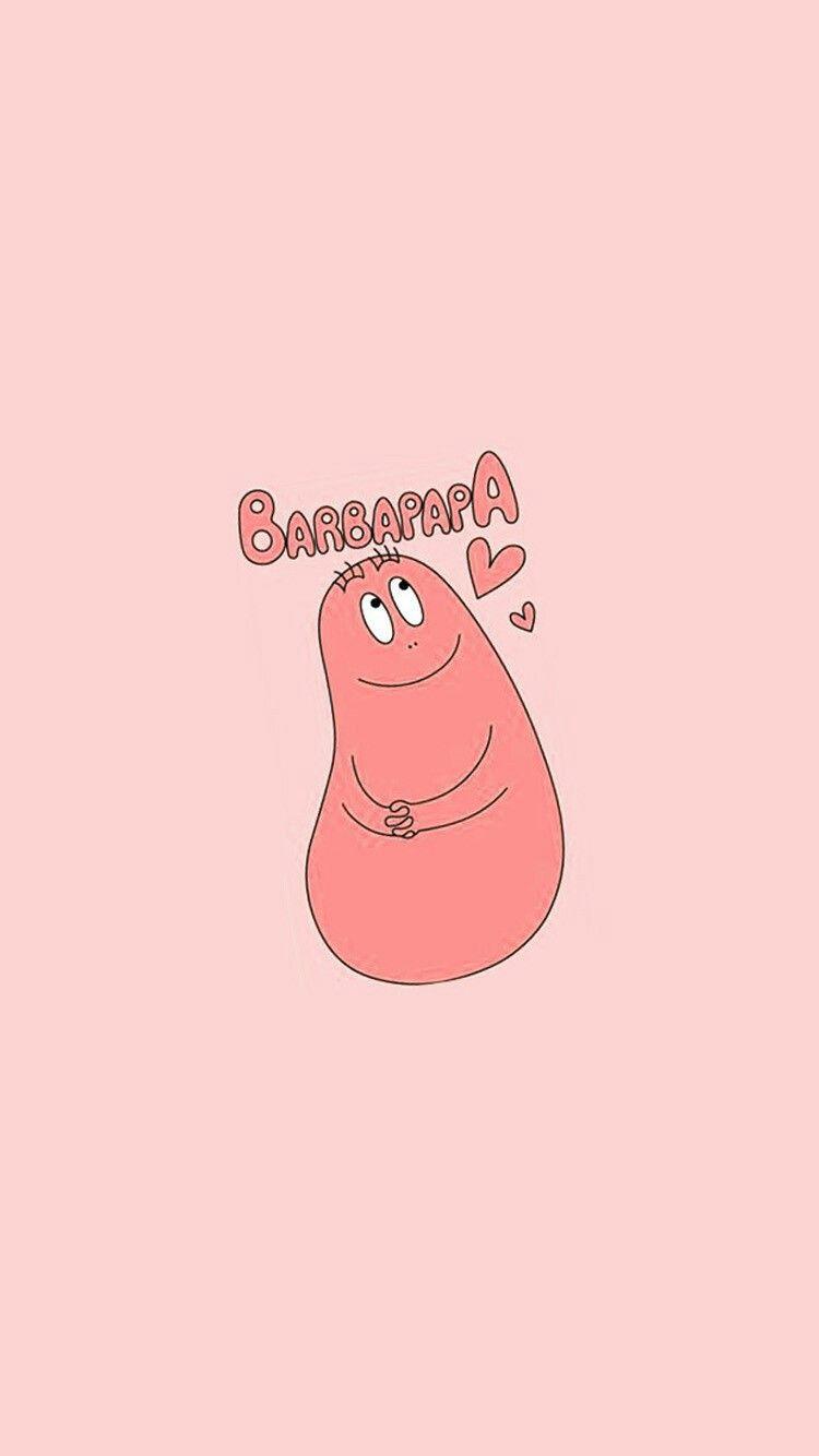 750x1334 Barbapapa. バーバパパ 壁紙, おしゃれな壁