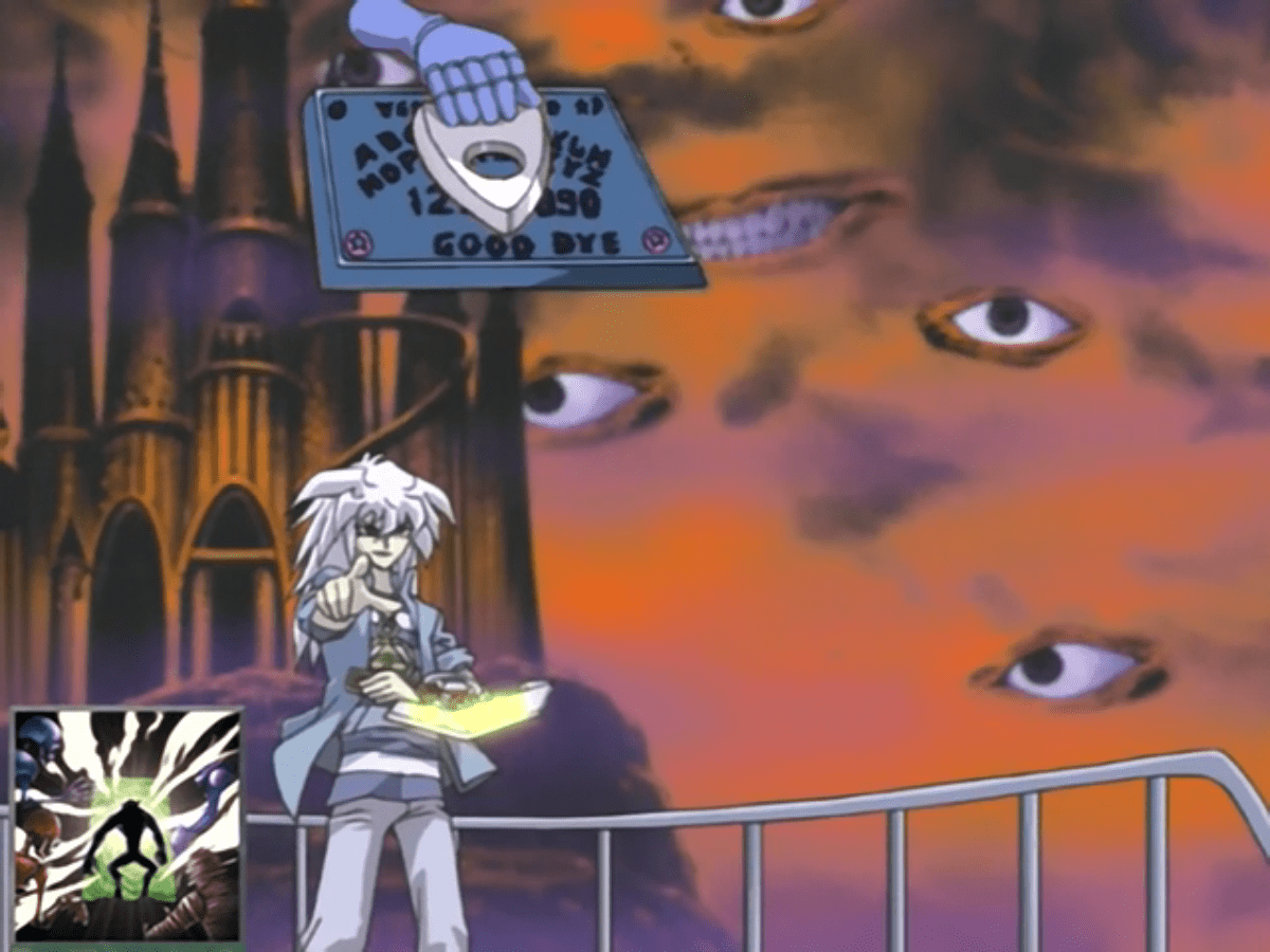 1200x900 Yami Yugi and Yami Bakura's Battle City