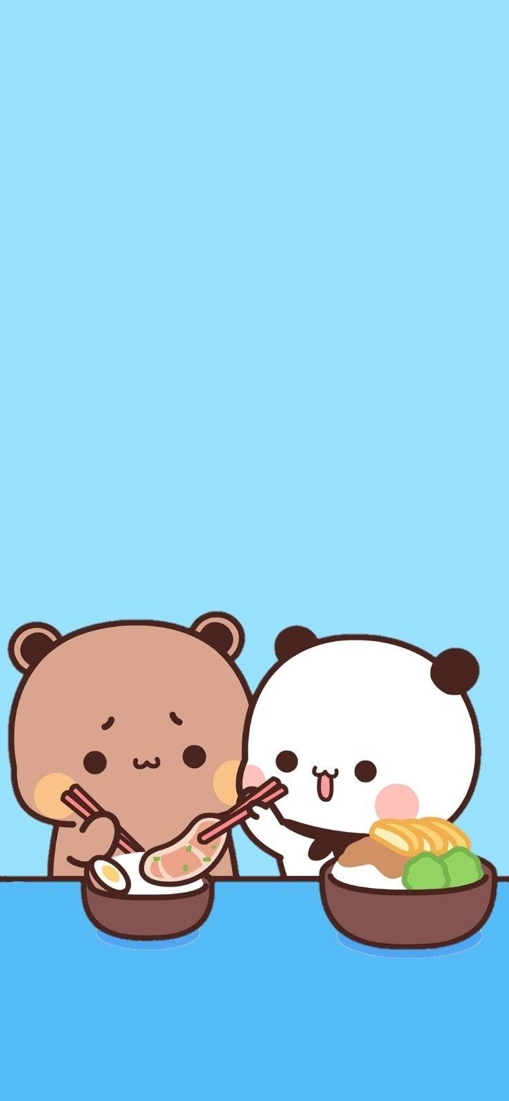 Dudu_Bubh  Cute cartoon wallpapers, Cute bear drawings, Cute little  drawings