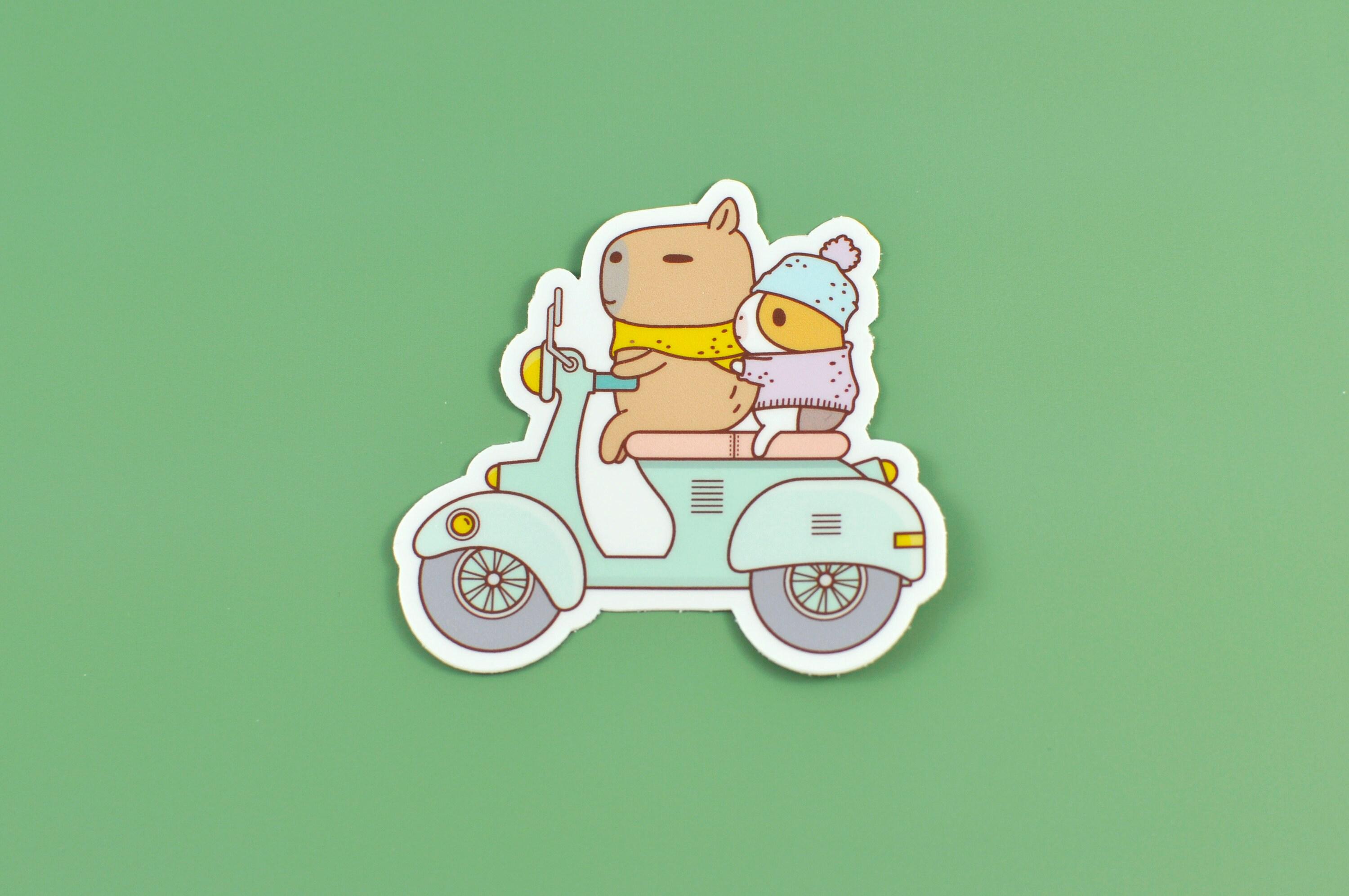 3000x1993 Mooch Riding Scooter Vinyl Sticker
