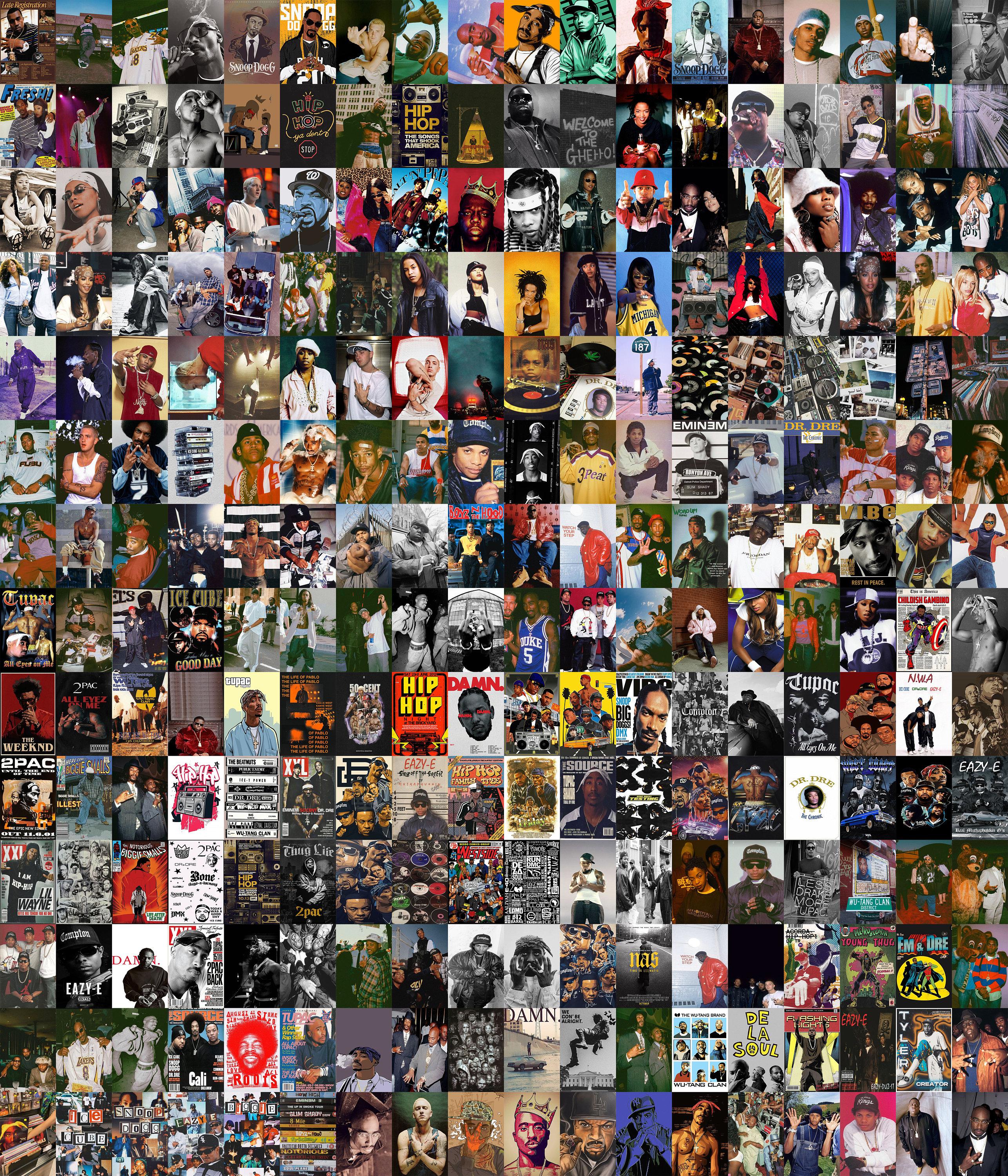 2572x3000 Rap Poster Music Album Posters Retro
