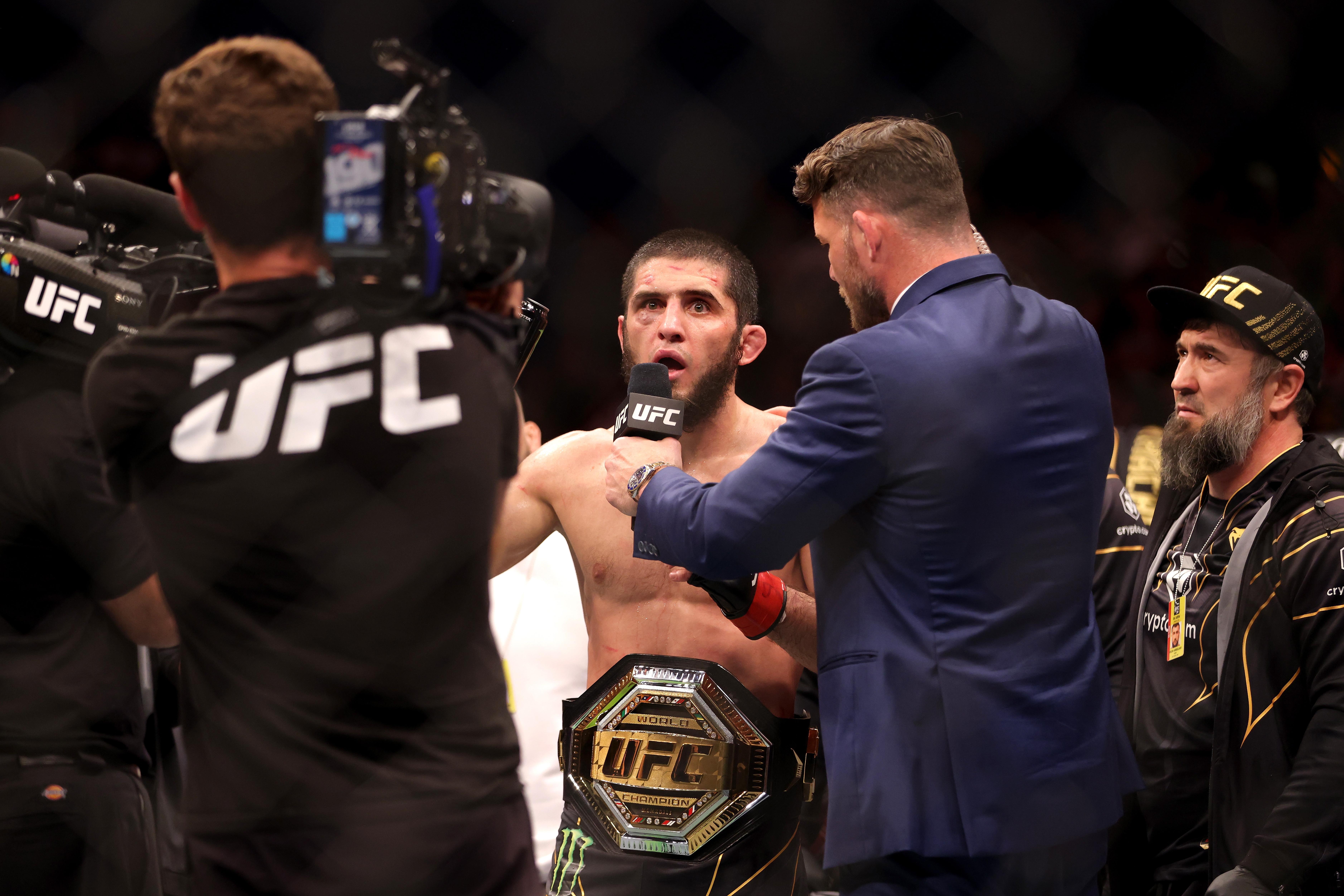7510x5009 UFC 284: Islam Makhachev survives late