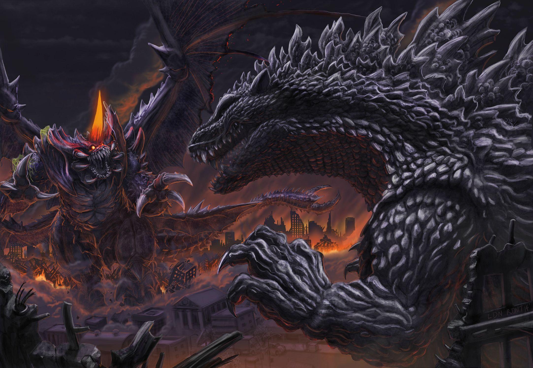 2165x1497 Godzilla Kaiju Wallpaper