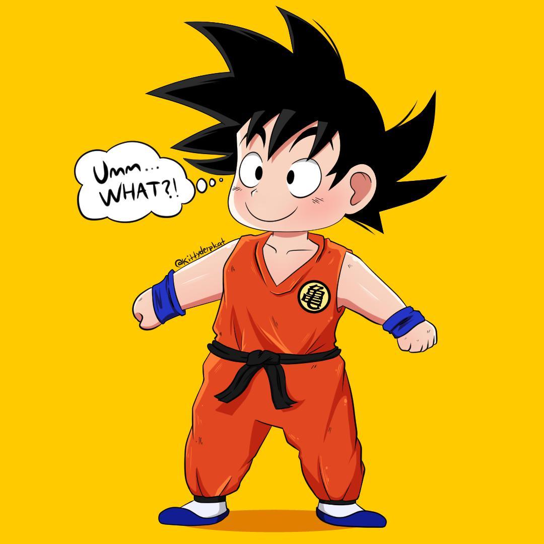 1080x1080 Kid Goku is Adorable ! [OC]