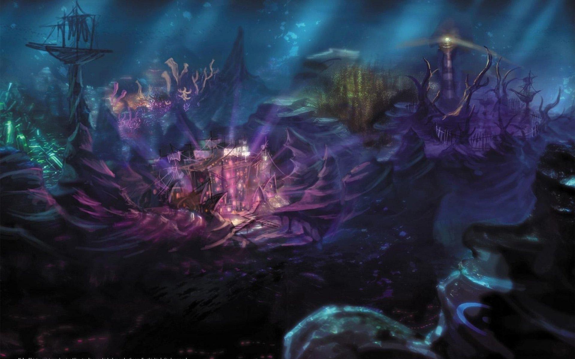 1920x1200 Fantasy Ocean HD Wallpaper