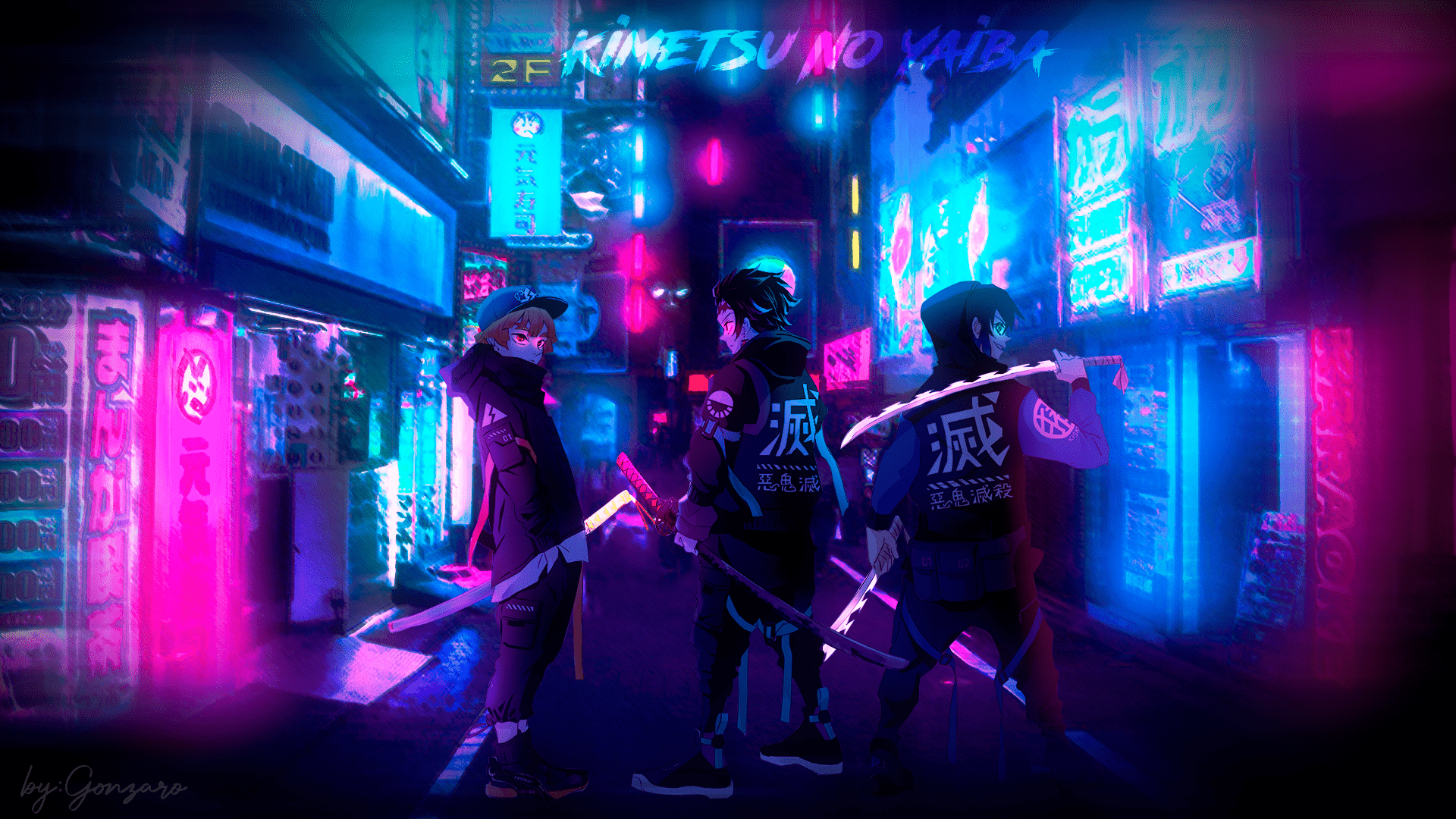 Neon Anime Boy Wallpapers - Top Free Neon Anime Boy Backgrounds