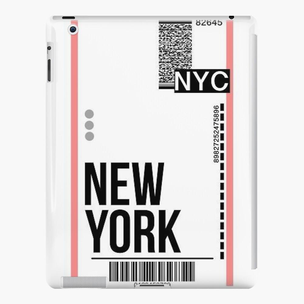 1000x1000 New York Plane Ticket Boarding Pass