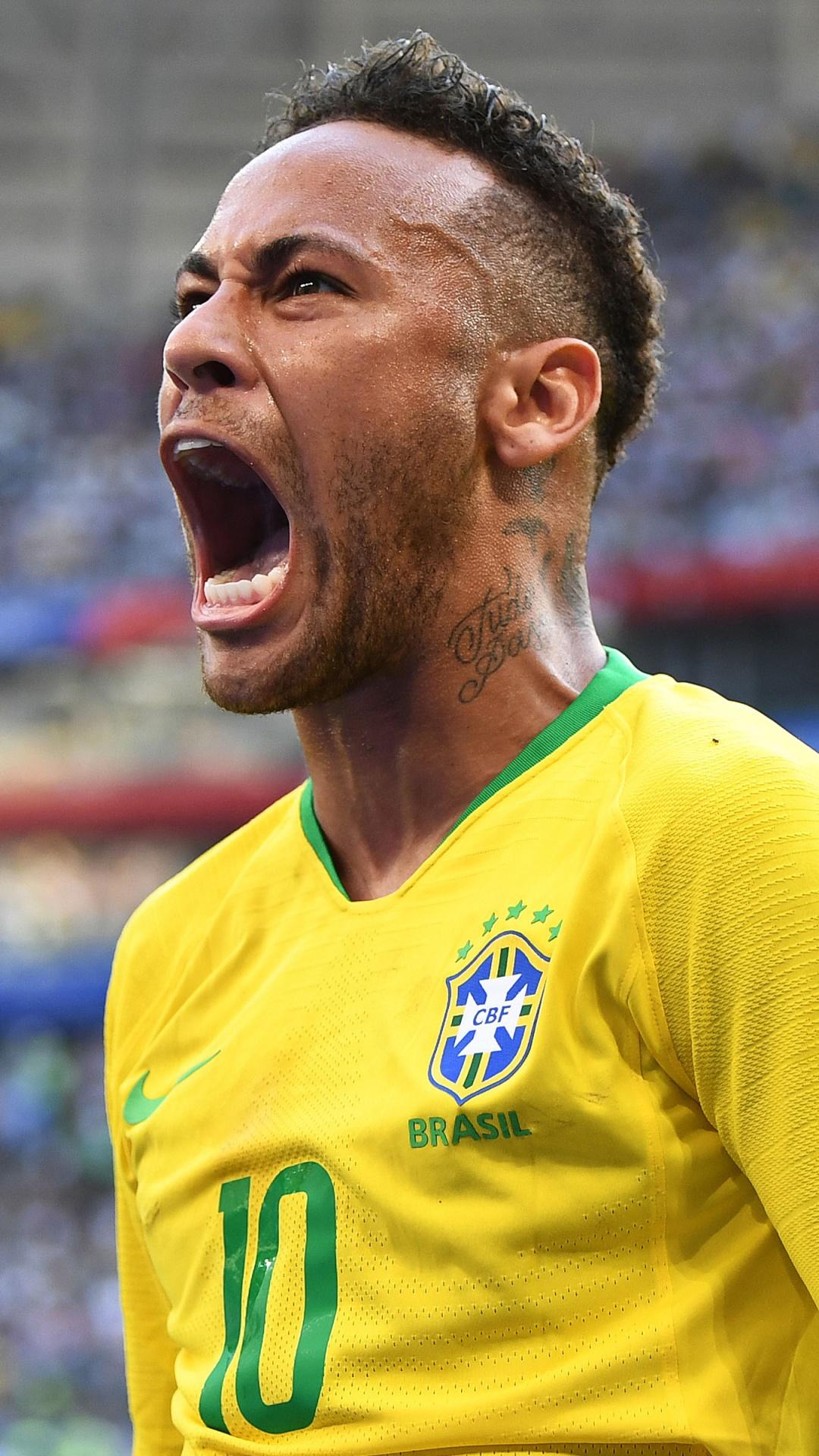 1080x1920 Sports Neymar Phone Wallpaper, Brazil