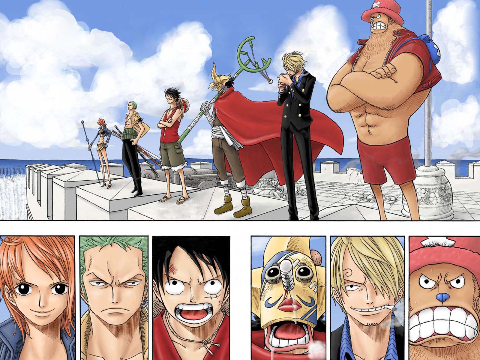 1600x1200 One Piece Crew Wallpaper