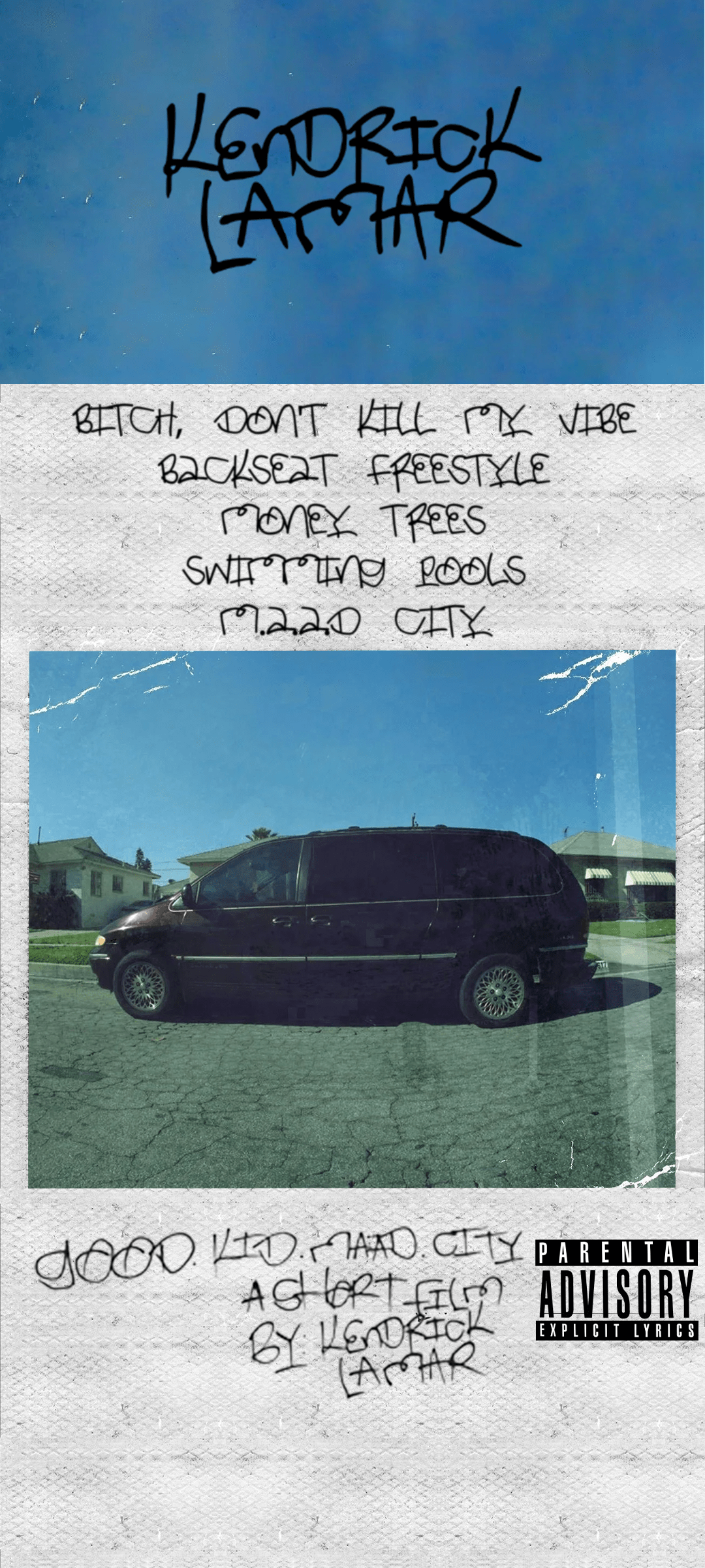1080x2400 GKMC phone wallpaper I made for myself, including my tracks from it (in no specific order)