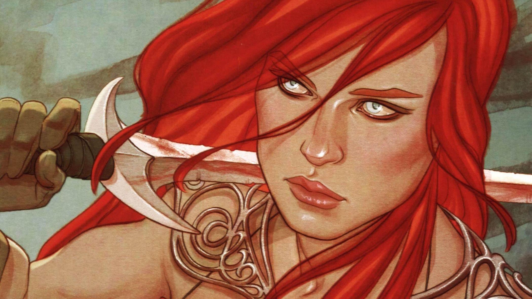 2100x1181 Red Sonja Wallpaper