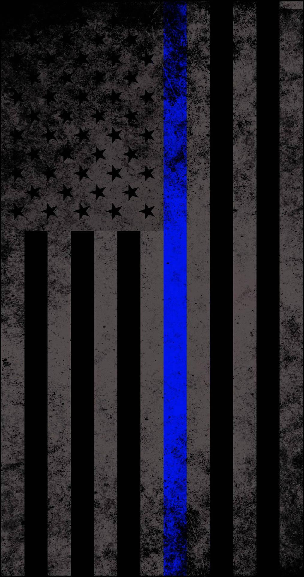 1014x1920 Thin Blue Line Wallpaper