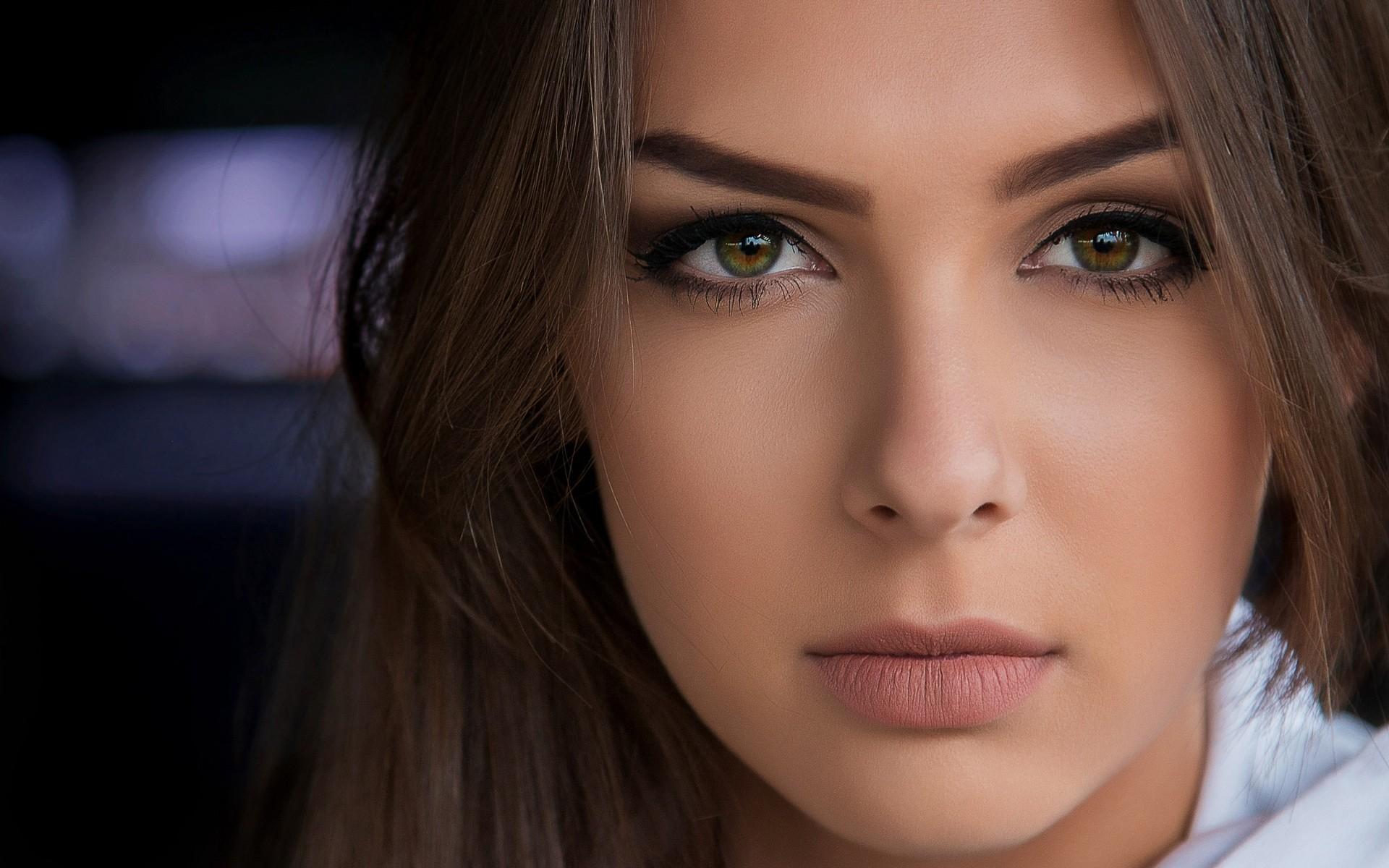 1920x1200 Photoshop, face, model, portrait