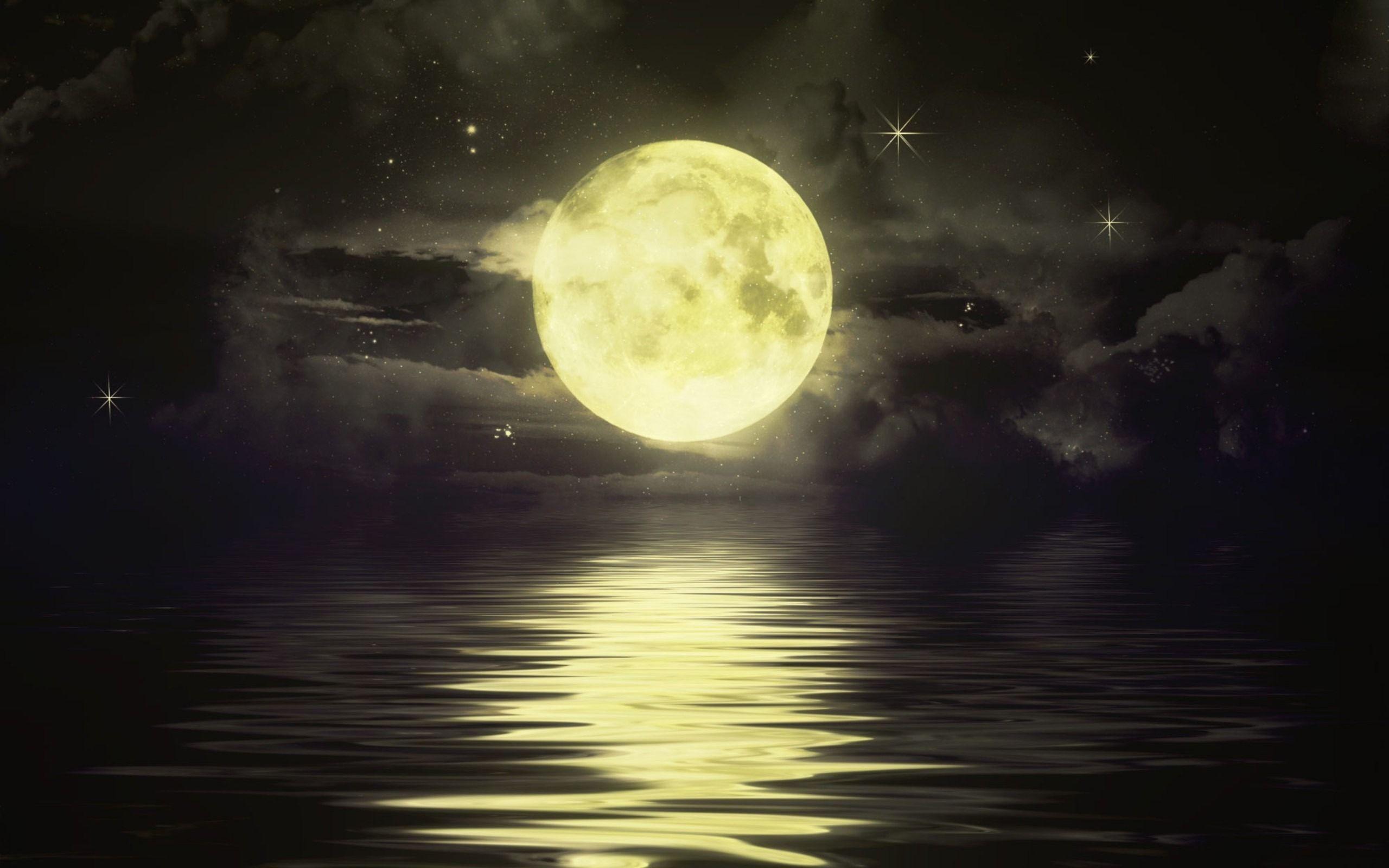 Moon Night Sky Wallpapers - Top Free Moon Night Sky Backgrounds