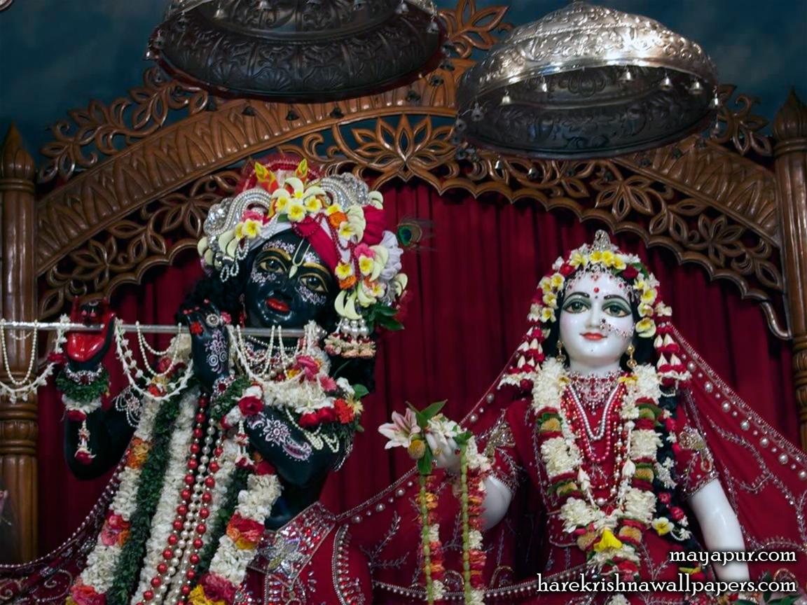 1152x864 Sri Radha Madhava Close up Wallpaper
