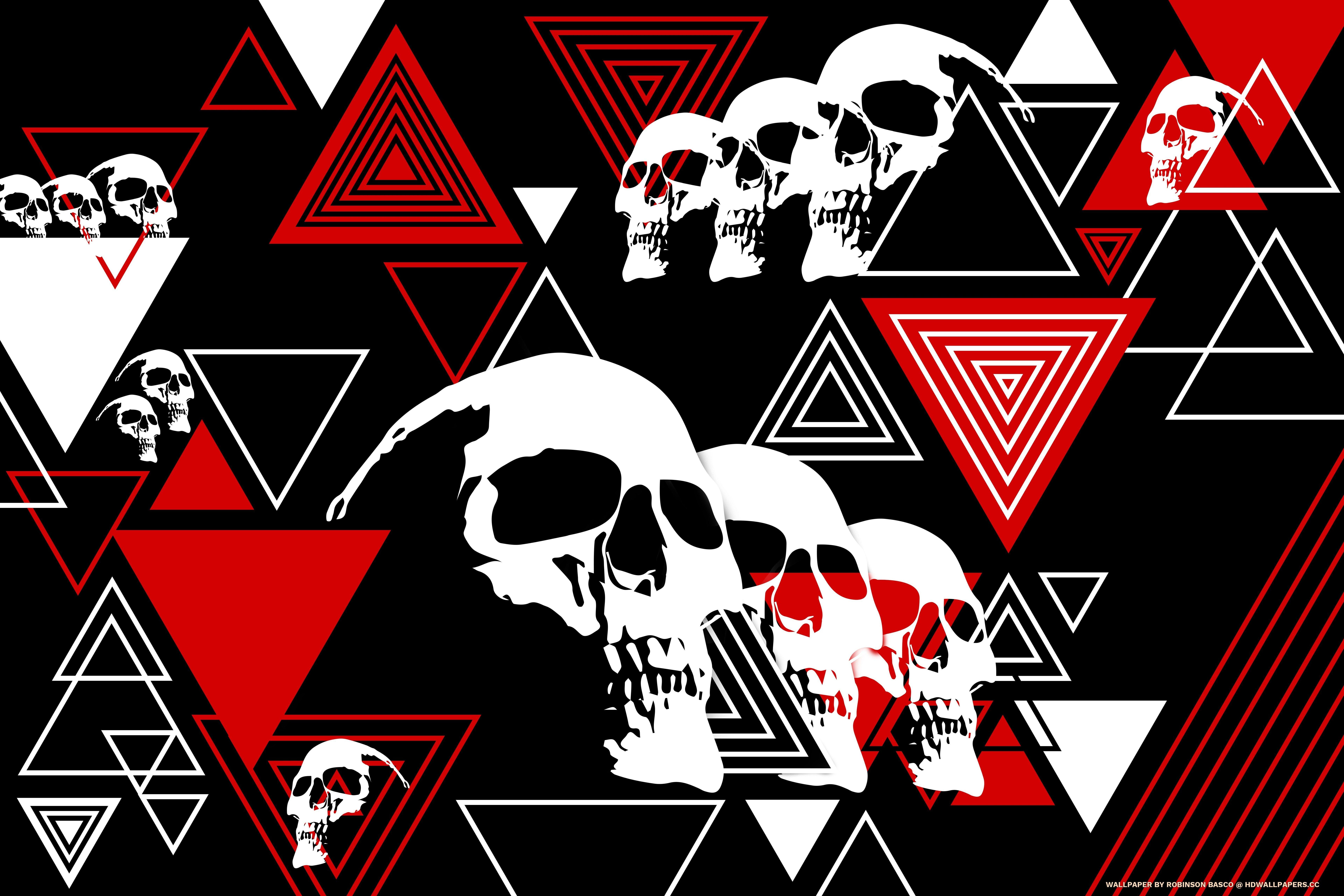 7680x5120 Skull Triangle