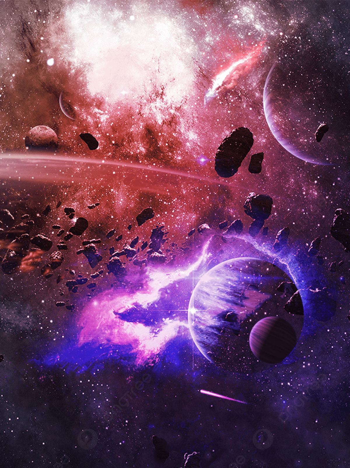 1200x1601 Space Science Fiction Background
