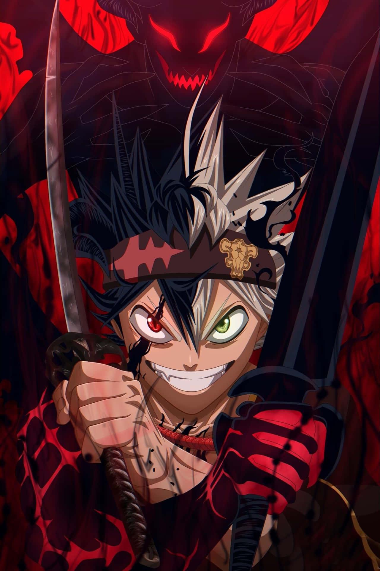 1280x1920 Asta Black Clover 4k Demon Fusion