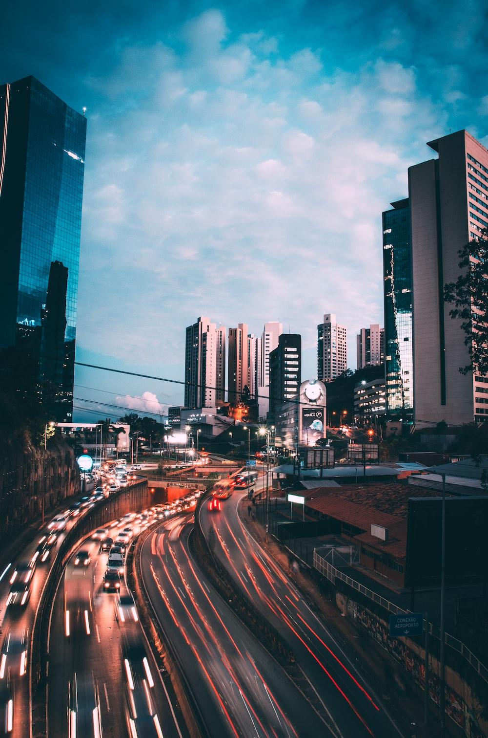 1000x1510 Time lapse photography in city photo