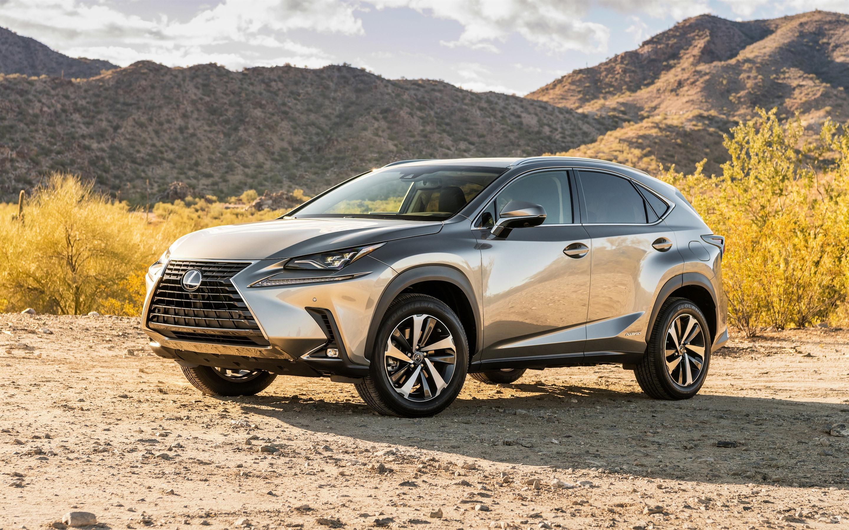 2880x1800 Wallpaper Lexus NX 300h silver SUV car