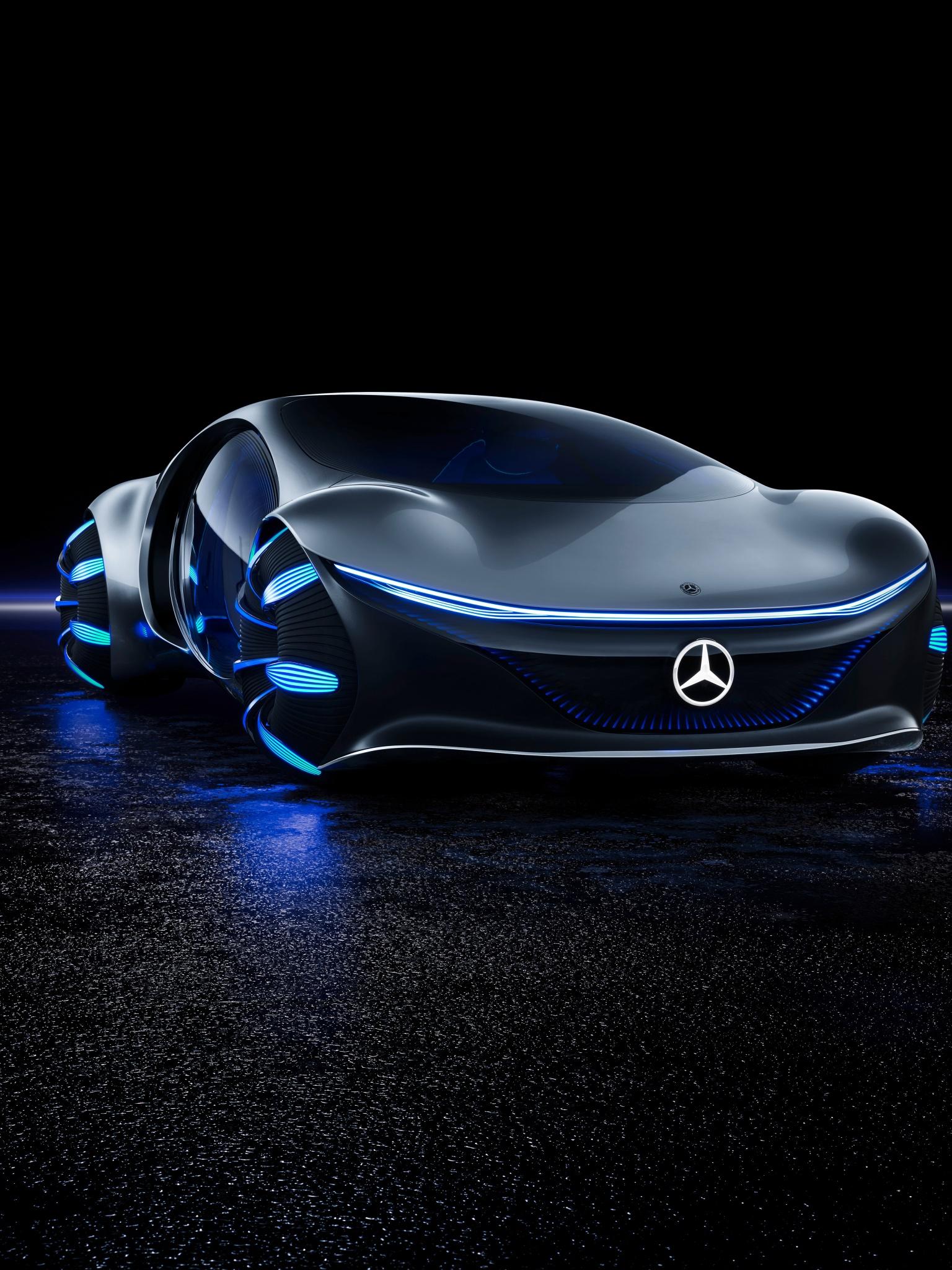 1536x2048 Mercedes Benz VISION AVTR Wallpaper 4K