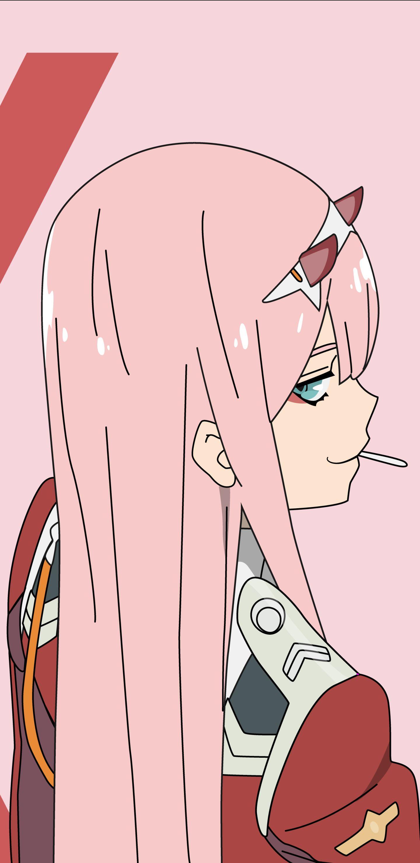 1440x2960 Anime, Darling In The Franxx, Zero Two