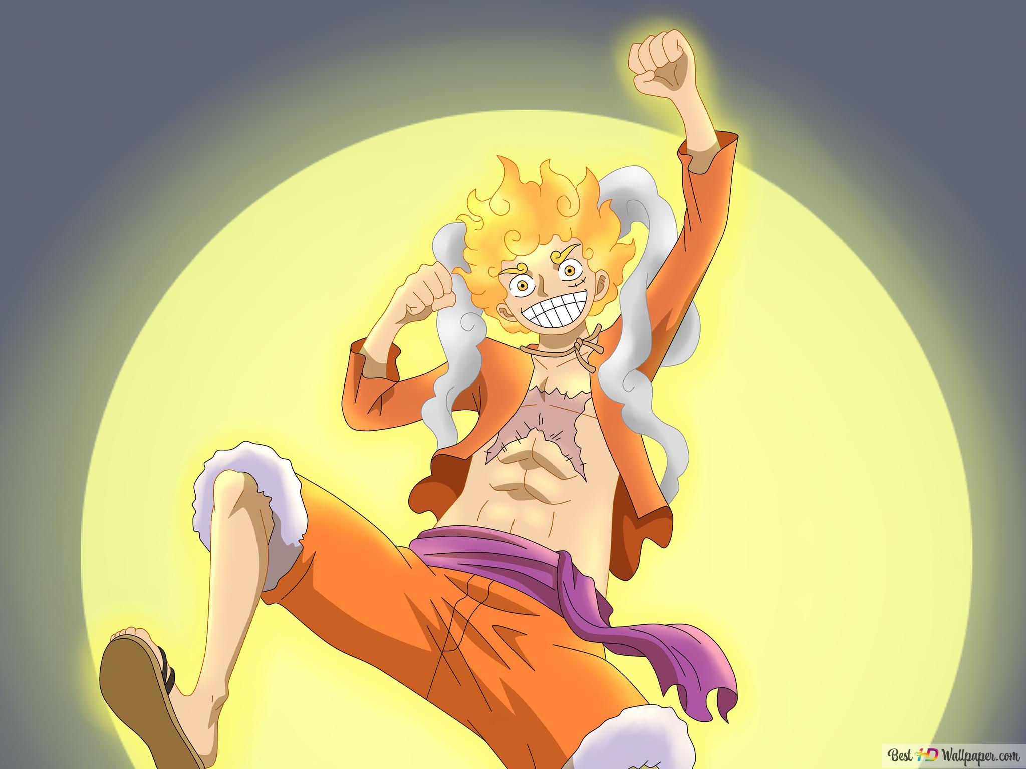 2048x1536 Luffy Gear 5 Sun God 4K wallpaper download