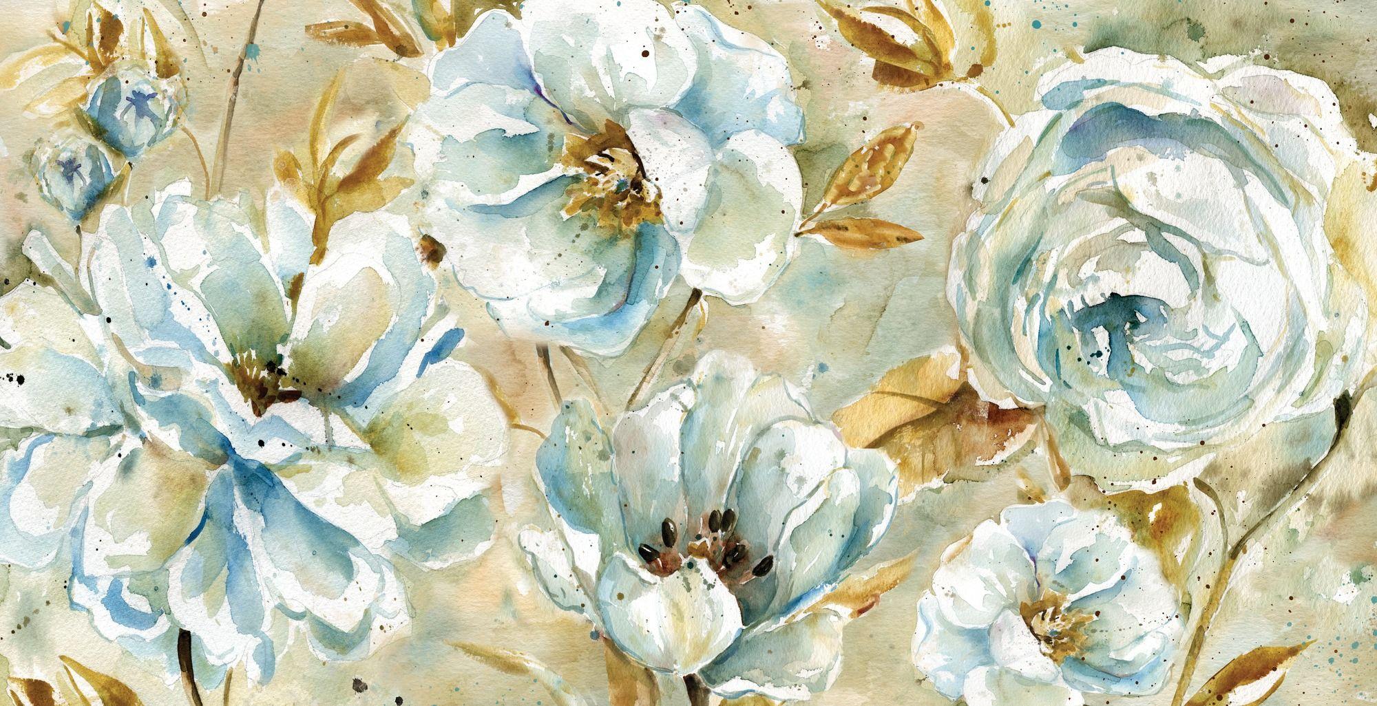 2000x1026 Watercolor Floral