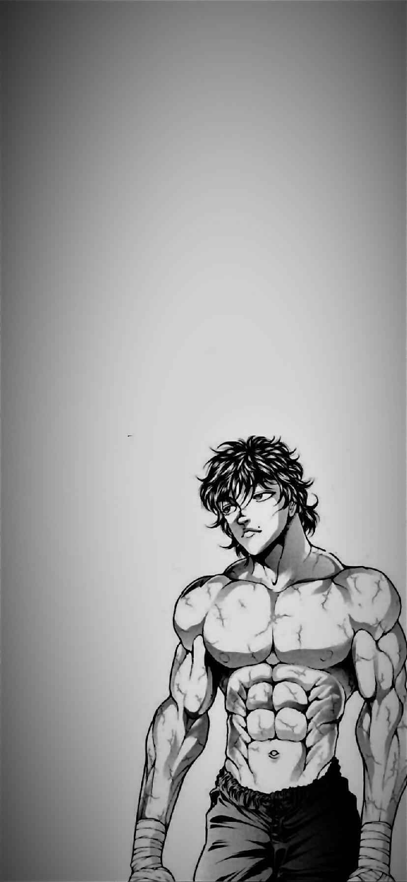 minimalist baki pose wallpaper : r/AMOLED