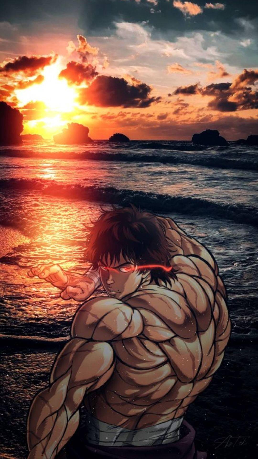 1080x1920 Download Baki HD Red Glare Eyes
